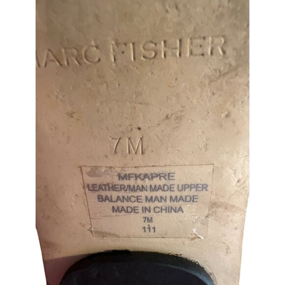 Marc Fisher Red Suede Sandals Shoes Gladiator Lace Up Back Zip Size 7 - Picture 8 of 8